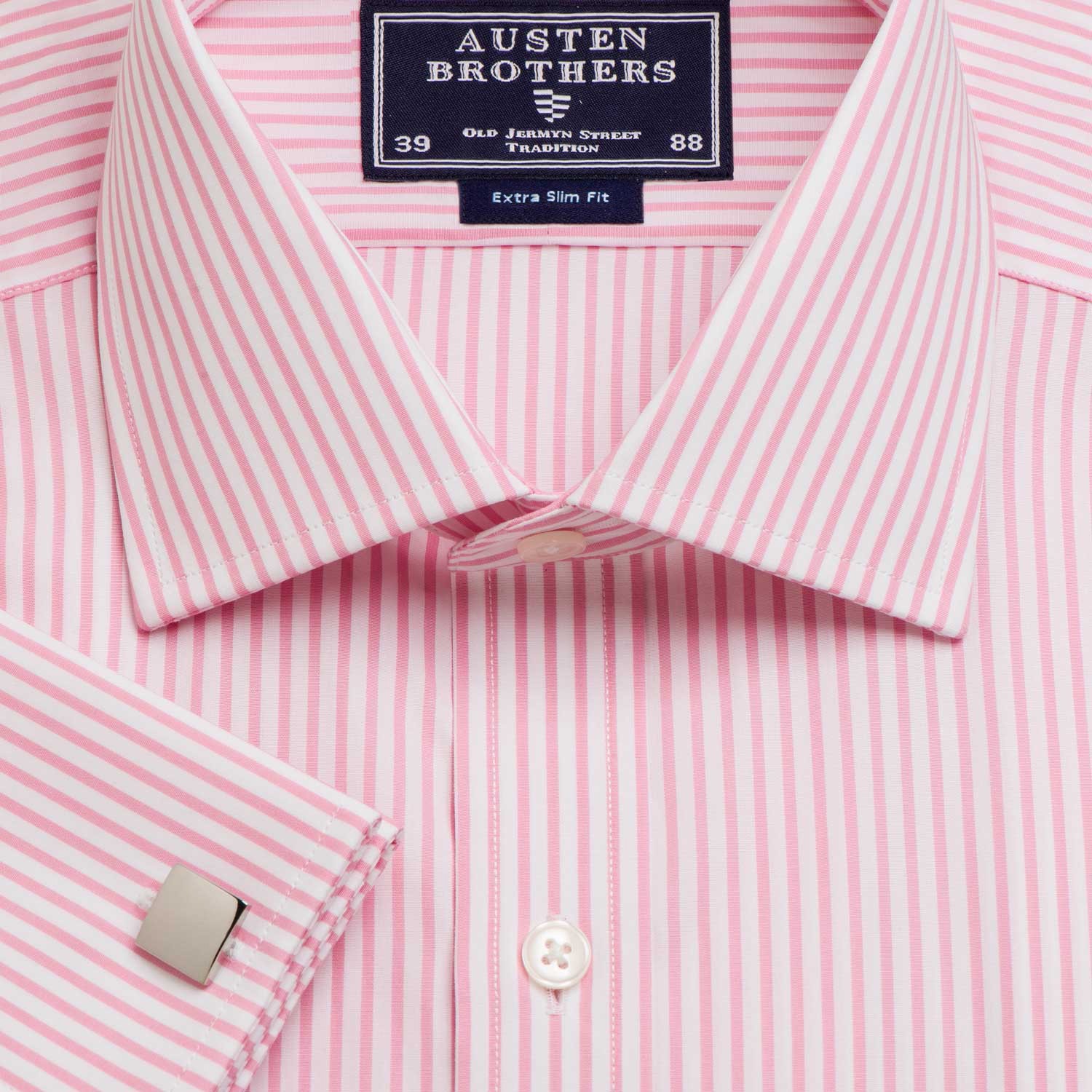 Pink Stripe Poplin