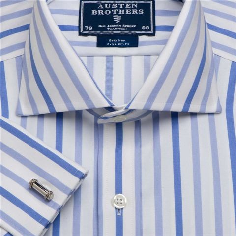 Sky & Blue Rumpole Stripe