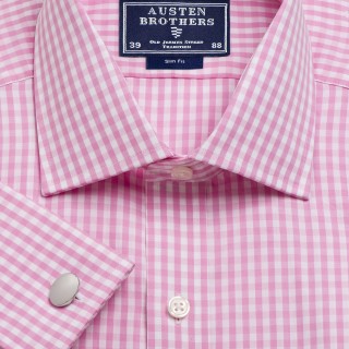Pink Gingham Check Popin