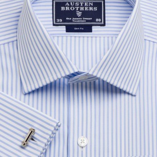 Sky Stripe Poplin