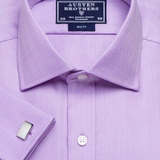 Royal Herringbone Purple