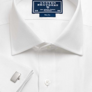 Royal Herringbone White