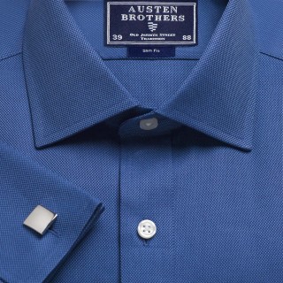 Royal Oxford Blue Pinpoint
